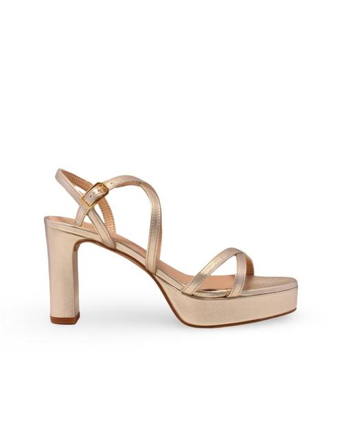 Unisa sandalen dames 41 goud/zilver, Kleding | Dames, Schoenen, Nieuw, Verzenden