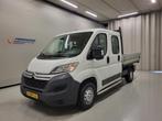 Citroën Jumper 2.0BlueHDi Pick-Up Dubbele Cabine Euro 6!, Auto's, Gebruikt, Euro 6, Citroën, Wit