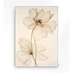 *WOONWINKEL* Urban Cotton White Flowers Wandkleed In Frame M, Huis en Inrichting, Verzenden, Nieuw