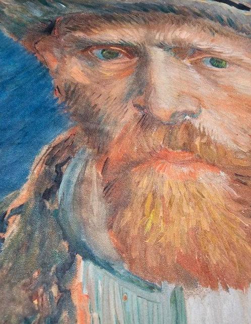 Arazzo in fluweel Van Gogh- 70x90cm- Luxe fluweel -, Antiek en Kunst, Curiosa en Brocante