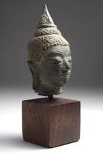 Bouddha - Hoofd - Thailand, Antiek en Kunst
