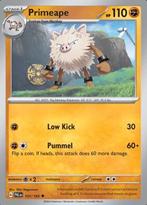 Primeape 107/193 reverse holo Paldea evolved, Ophalen of Verzenden, Nieuw, Losse kaart, Foil