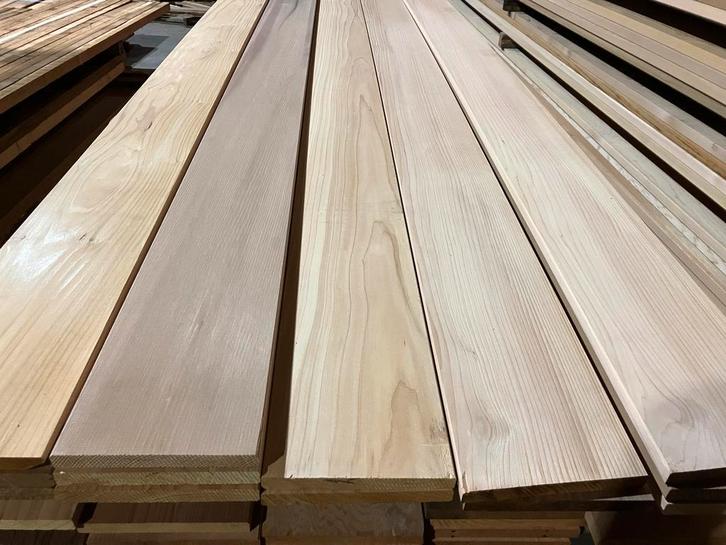 Western Red Cedar-boeidelen-boeiborden-deklijsten-sierlijste, Doe-het-zelf en Verbouw, Hout en Planken, Overige houtsoorten, 300 cm of meer