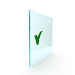 Blank gehard veiligheidsglas met anti-kalk coating - 10 mm, Doe-het-zelf en Verbouw, Glas en Ramen, Ophalen of Verzenden, Nieuw