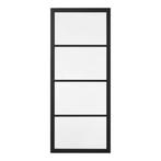 Skantrae binnendeur SSL 4004 78x231,5 (Stomp, Blankglas), Minder dan 80 cm, 215 cm of meer, Binnendeur, Nieuw
