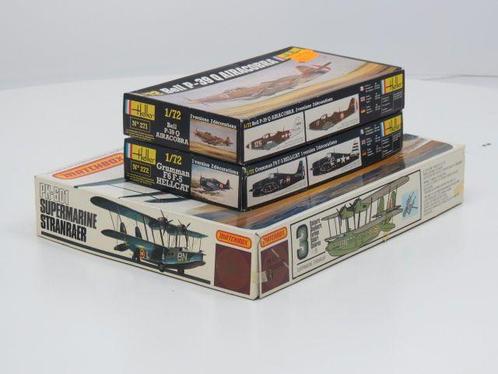 Schaal 1:72 Set 3St. Heller 271 / 272 & Matchbox PK-601 #100, Hobby en Vrije tijd, Modelbouw | Vliegtuigen en Helikopters, Gebruikt
