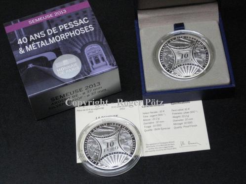 Frankreich 10 Euro 2013 Saeerin Metalmorphoses zilver Pp..., Postzegels en Munten, Munten | Europa | Euromunten, Verzenden