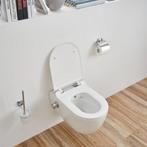 Wandcloset Sanilux Easy Flush Slim incl. Bidet 54 cm (incl, Doe-het-zelf en Verbouw, Sanitair, Ophalen of Verzenden, Nieuw, Overige typen