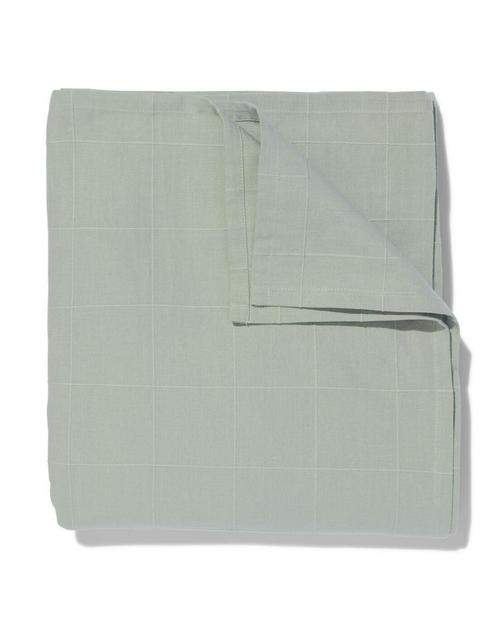 HEMA Tafelkleed met ruiten 140x240 katoen groen, Huis en Inrichting, Keuken | Textiel, Nieuw, Verzenden