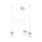 Umage Acorn Cannonball Hanglamp 3-lichts wit, messing, Verzenden, Nieuw