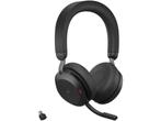 Jabra Evolve2 75 usb-c MS Teams met oplaadhouder (Zwart), Computers en Software, Headsets, Verzenden, Zo goed als nieuw