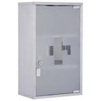 TRUUSK Medicijnkastje Met Slot - RVS - 30 x 18 x 50 cm - EHB, Huis en Inrichting, Badkamer | Badkamermeubels, Verzenden, Nieuw