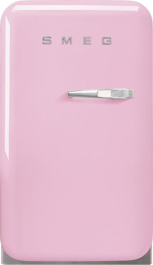 Smeg FAB5LPK5 minibar koelkast - roze - linksdraaiend, Witgoed en Apparatuur, Koelkasten en IJskasten, Minder dan 75 liter, Energieklasse A of zuiniger
