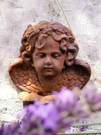 Beeldje, Cherubijn - 23 cm - IJzer, Antiek en Kunst