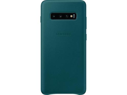 Samsung Galaxy S10 Plus Leather Cover - Groen (Nieuw), Telecommunicatie, Mobiele telefoons | Hoesjes en Frontjes | Overige merken