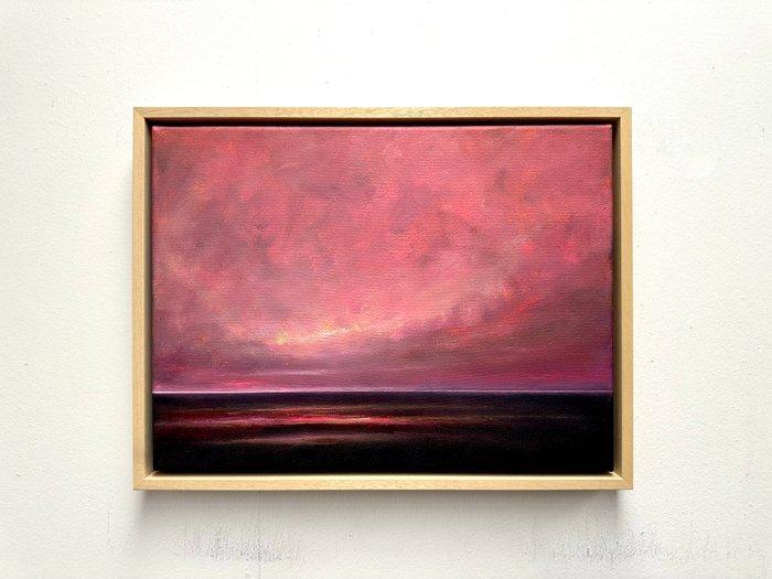 Joost Verhagen - De Koog Sunset, Antiek en Kunst, Kunst | Schilderijen | Modern