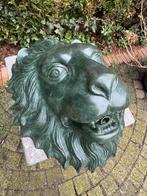 Bronzen Leeuwe kop Fontein - Vijver - Tuindecoratie, Tuin en Terras, Verzenden, Nieuw, Gietijzer, Fontein