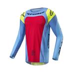 Alpinestars 2024 Techstar Ocuri Crossshirt Licht Blauw / Flu, Nieuw met kaartje