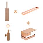 Toilet accessoires set Copper exclusief met beugel en, Nieuw, Verzenden