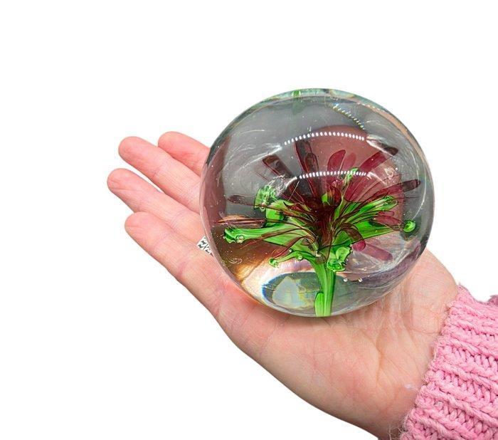 Presse-papier - Flower - Glass - Glas, Antiek en Kunst, Curiosa en Brocante