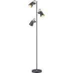 Vloerlamp - E14 Fitting - 3-lichts - Mat Zwart - Aluminium, Huis en Inrichting, Nieuw, 150 tot 200 cm, Ophalen of Verzenden, Metaal