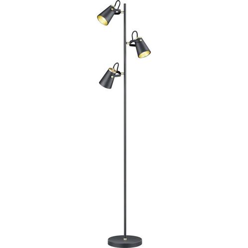 Vloerlamp - E14 Fitting - 3-lichts - Mat Zwart - Aluminium, Huis en Inrichting, Lampen | Vloerlampen, Nieuw, Metaal, 150 tot 200 cm