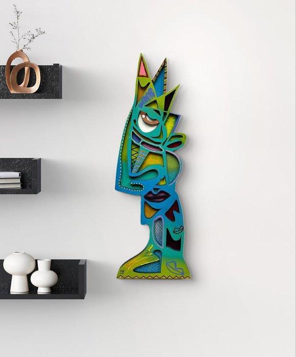 Andrzej Gudanski (1979) - Reliëf, Relief, King - 55 cm -, Antiek en Kunst, Kunst | Designobjecten