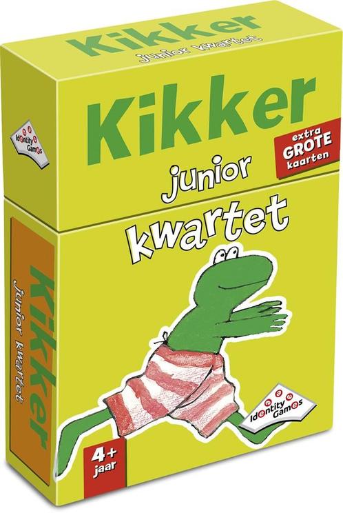 Kikker Junior Kwartet | Identity Games - Kaartspellen, Hobby en Vrije tijd, Gezelschapsspellen | Kaartspellen, Nieuw, Verzenden
