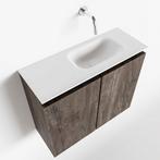 MONDIAZ TURE 60cm toiletmeubel dark brown. EDEN wastafel, Ophalen of Verzenden, Nieuw, Bad