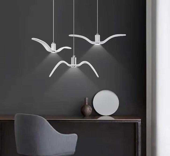 Scandinavische LED Hanglamp – Moderne Keramische Plafondlamp, Huis en Inrichting, Lampen | Hanglampen, Nieuw, Verzenden