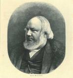 Portrait of Jacobus Jacob Albertus Willebrordus Moleschott, Antiek en Kunst, Kunst | Etsen en Gravures