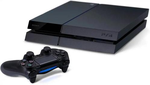PlayStation 4 (Black) 500GB (behuizing bekrast) (PlayStat..., Spelcomputers en Games, Spelcomputers | Sony PlayStation 4, Gebruikt