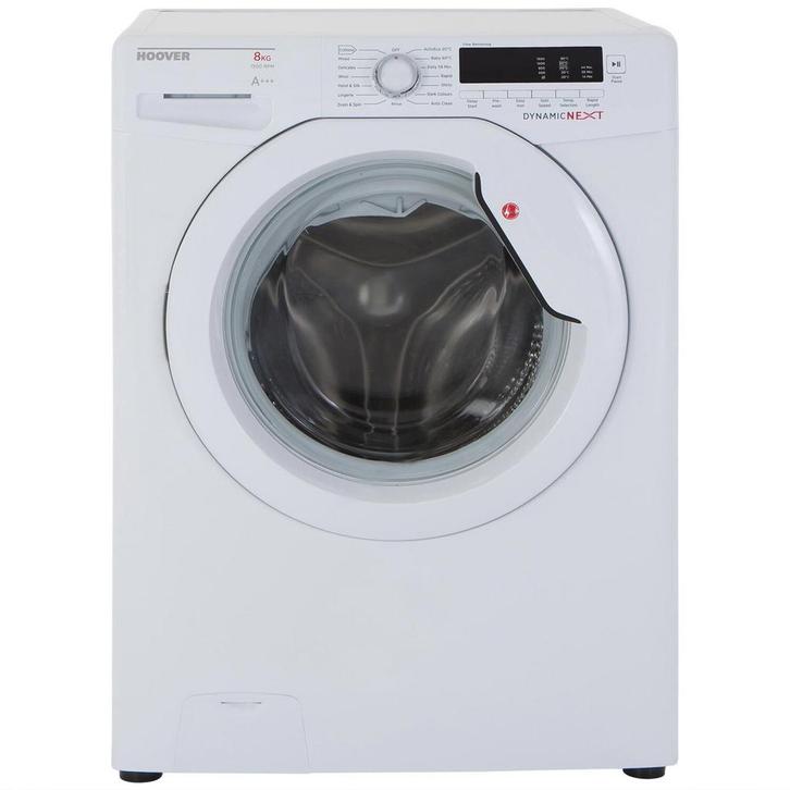 Hoover DXC58W3 - Wasmachine - 8 kg - 1500 tpm, Witgoed en Apparatuur, Wasmachines, Voorlader, 85 tot 90 cm, Ophalen of Verzenden