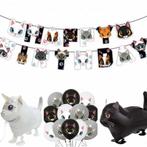 21-delige set Cats Black and White met slinger en ballonnen, Nieuw, Verzenden
