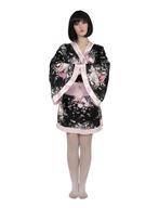 Japanse Kimono Zwart/Roze Dames Kiwi, Ophalen of Verzenden, Nieuw