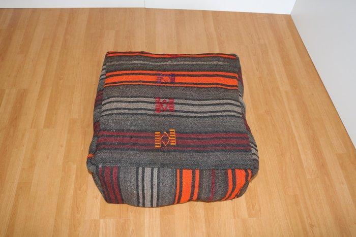 Puff Cases 1 - Kelim - 60 cm - 60 cm, Antiek en Kunst, Kunst | Designobjecten