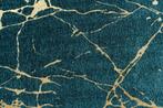 Design Tapijt MARBLE 240x160cm groen goud marmerlook plat, Ophalen of Verzenden, Nieuw