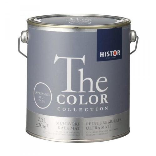 Histor The Color Collection KALKMAT - Expression Blue 750..., Doe-het-zelf en Verbouw, Verf, Beits en Lak, Verf, Blauw, Nieuw