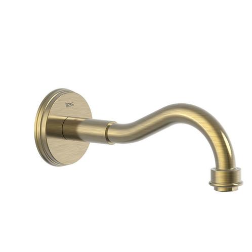 Kraanhals Tres Clasic Inbouw Uitloop 21 cm Verouderd Messing, Doe-het-zelf en Verbouw, Sanitair, Kraan, Nieuw, Ophalen of Verzenden