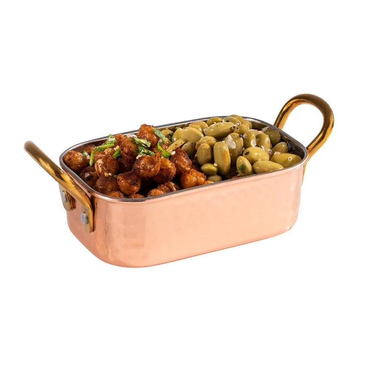 GGM Gastro | (6 stuks) MinI serveerpan - MUMBAI - RVS - 0,25, Huis en Inrichting, Keuken | Potten en Pannen, Nieuw, Verzenden