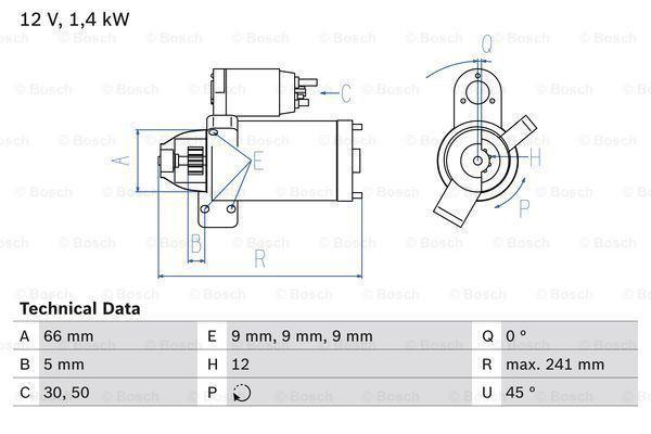 Startmotor / Starter BMW 3 (316 d,318 d,318 d xDrive,320..., Auto-onderdelen, Motor en Toebehoren, Nieuw, Ophalen of Verzenden