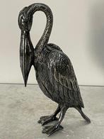 Beeld, Pelikaan - 21.5 cm - Verzilverd, Antiek en Kunst