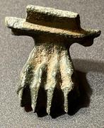 Oud-Romeins Brons Volledig intact zoomorfisch poot van een, Antiek en Kunst