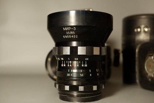 Kiev 88 + Mir 65mm F3.5 + Arsat 80mm + acc Analoge camera, Audio, Tv en Foto, Fotocamera's Analoog