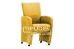 Eetkamerstoel Carlo - eetkamerstoelen - Geel, Huis en Inrichting, Stoelen, Nieuw, Stof