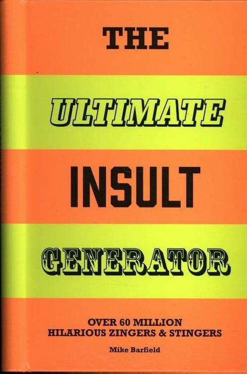 Ultimate Insult Generator 9781786270290 Mike Barfield, Boeken, Overige Boeken, Gelezen, Verzenden