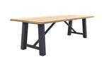 Vdgarde - Keltex tuintafel - teak/aluminium - antraciet -, Tuin en Terras, Tuintafels, Verzenden, Nieuw, Rond, Hout