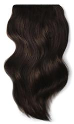 Remy Human Hair extensions Double Weft  22 - bruin 2#, Nieuw