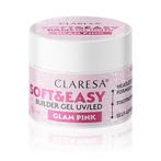 Claresa builder gel Soft&Easy glam pink 45g, Witgoed en Apparatuur, Nieuw, Verzenden