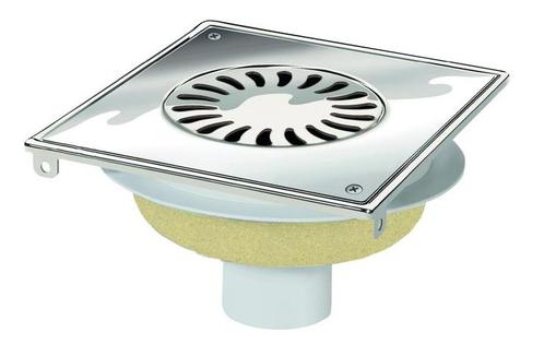 Afvoerput | RVS | ABS | 196 x 196 mm HorecaTraders, Zakelijke goederen, Horeca | Meubilair en Inrichting, Verzenden
